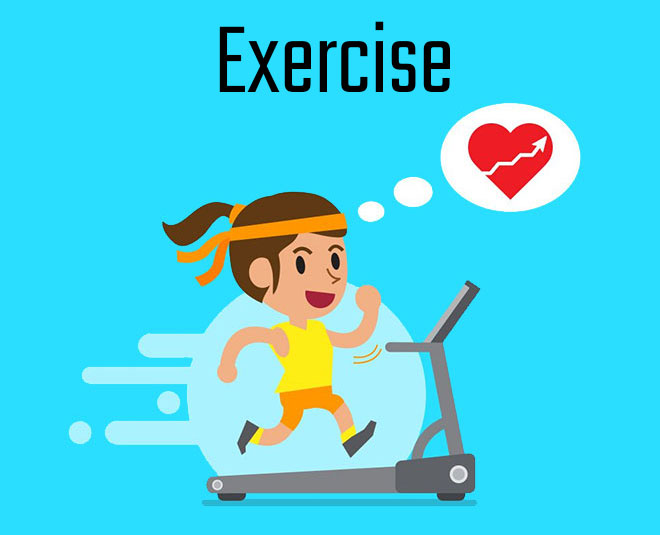 रोज एक्रसाइज और वॉक करें exercise image